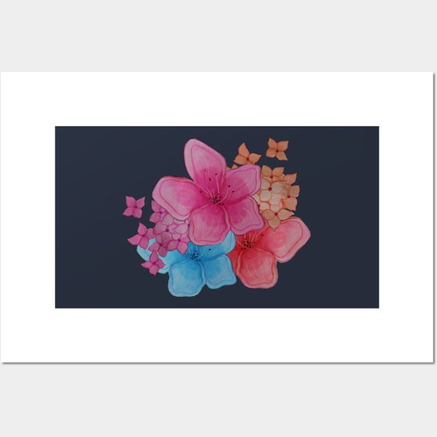 Blossom Bundle Wall Art by AmeUmiShop